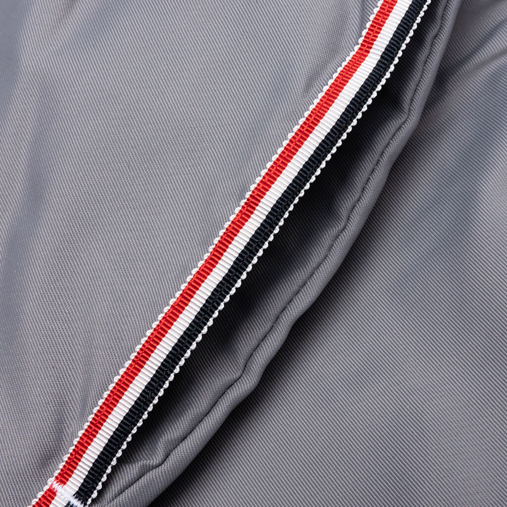 Drawcord Waist Swim Short w/ Solid Swim Tech - Medium Grey