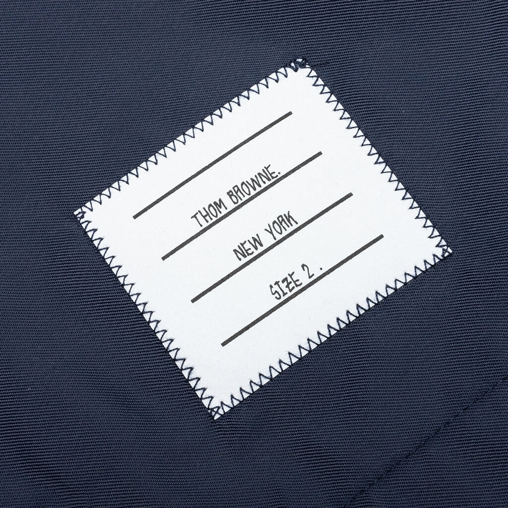 Drawcord Waist Swim Short w/ Solid Swim Tech - Navy