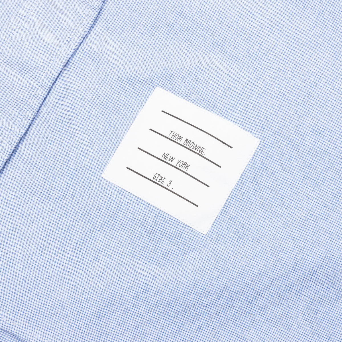 Elbow Patch Straight Fit Button Down L/S Shirt - Light Blue