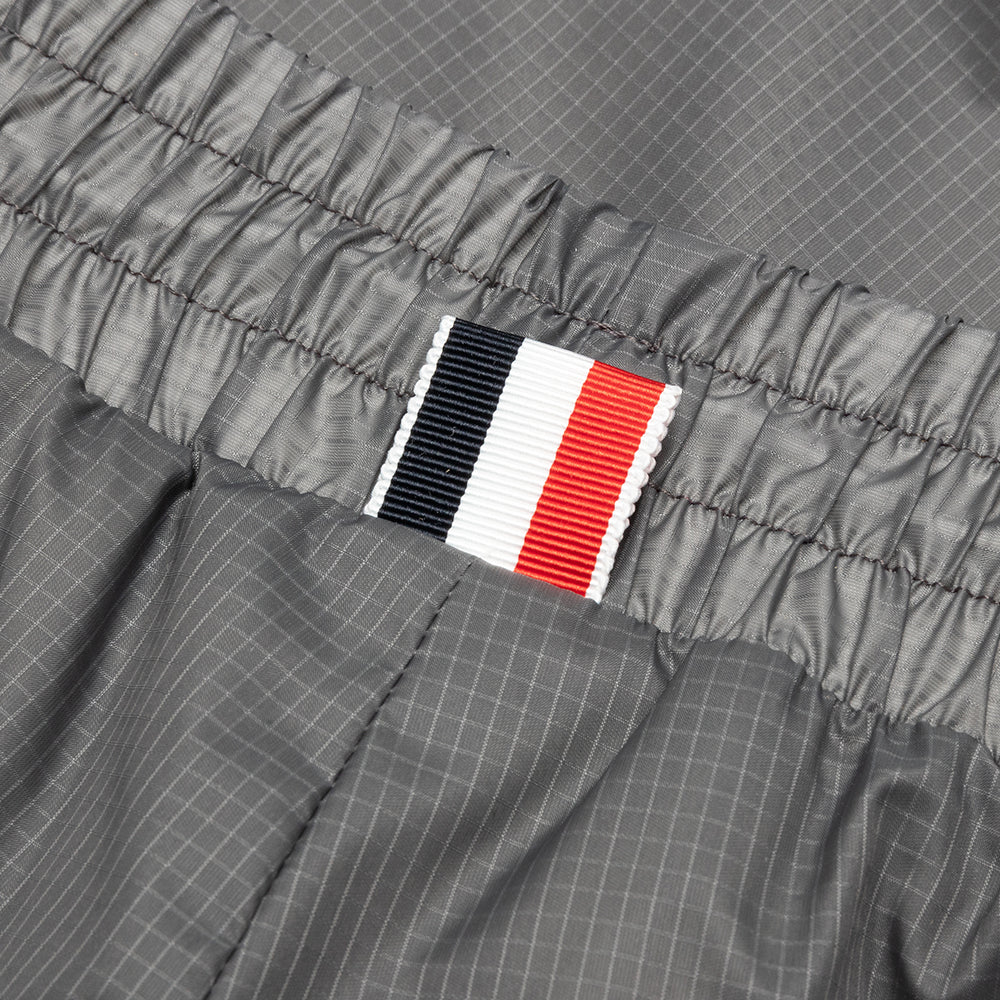 Mid Thigh 4 Bar Shorts - Silver