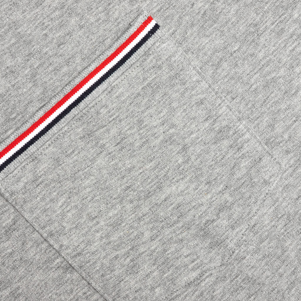 Oversized S/S Pocket Tee - Light Grey