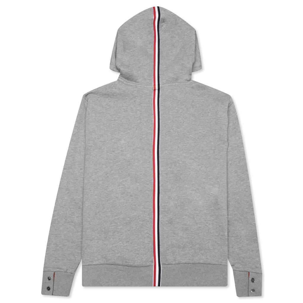 RWB Stripe Pullover Hoodie - Light Grey