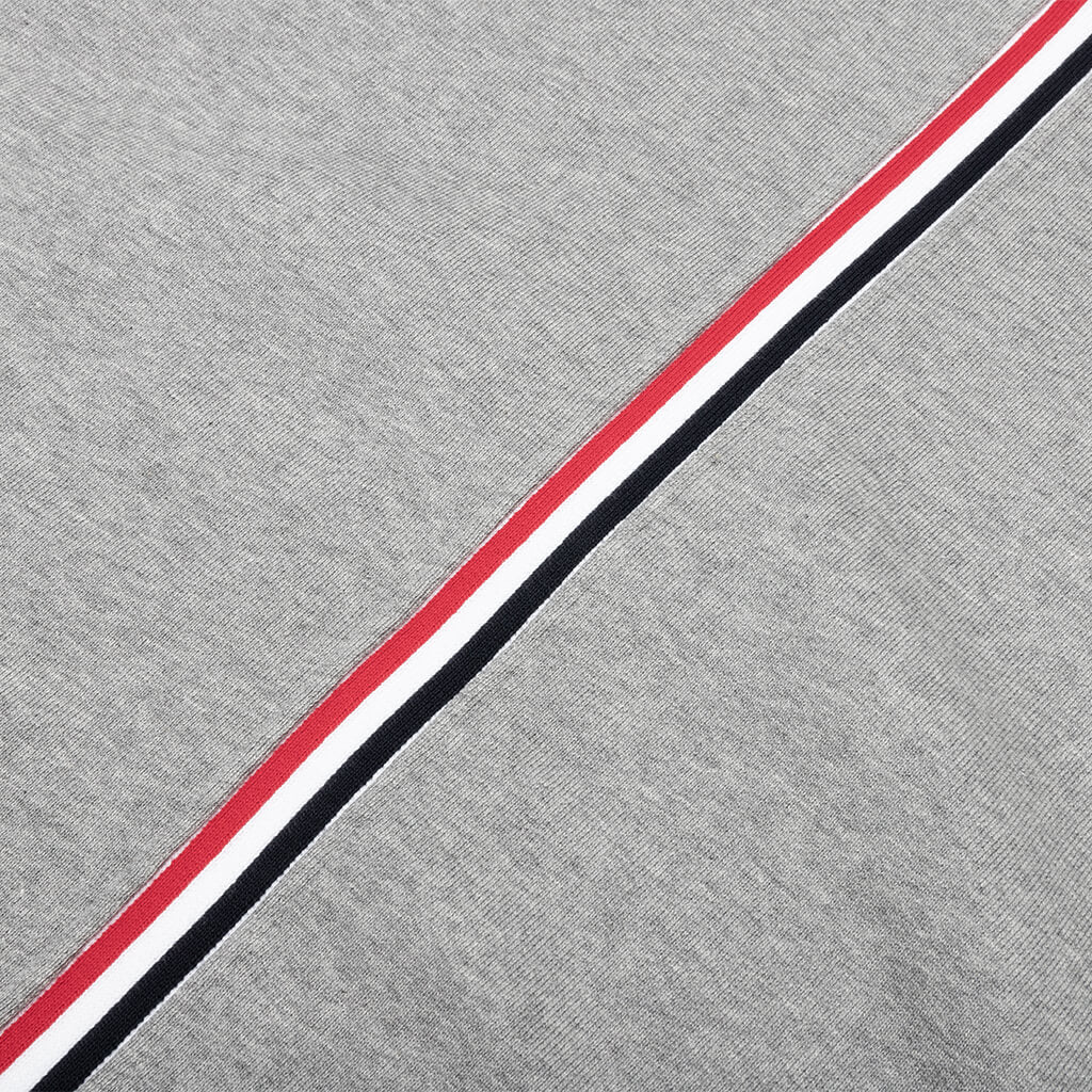 RWB Stripe Pullover Hoodie - Light Grey