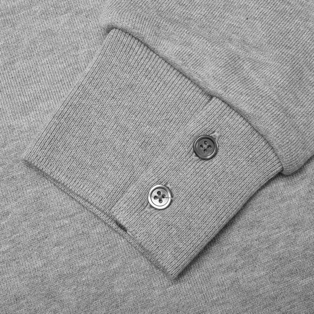 RWB Stripe Pullover Hoodie - Light Grey
