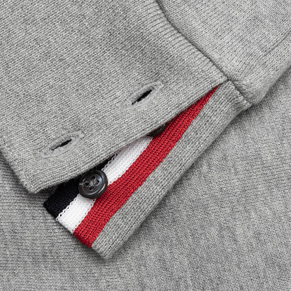 RWB Stripe Pullover Hoodie - Light Grey
