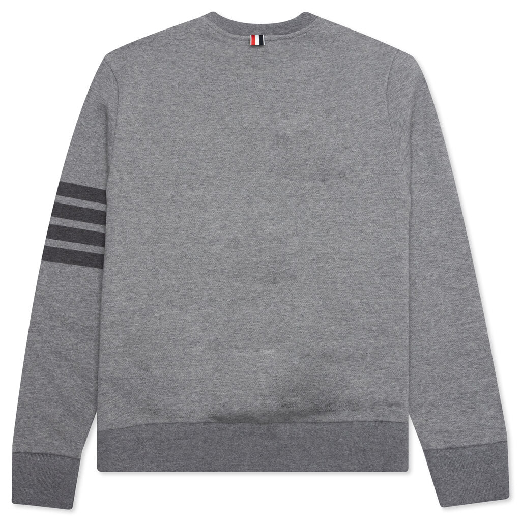 Relaxed Fit Crewneck Sweatshirt - Medium Grey