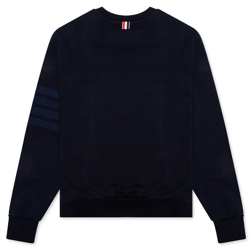 Relaxed Fit Crewneck Sweatshirt - Navy