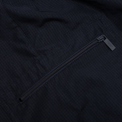Ripstop Zip Pocket Mid Thigh Shorts - Navy