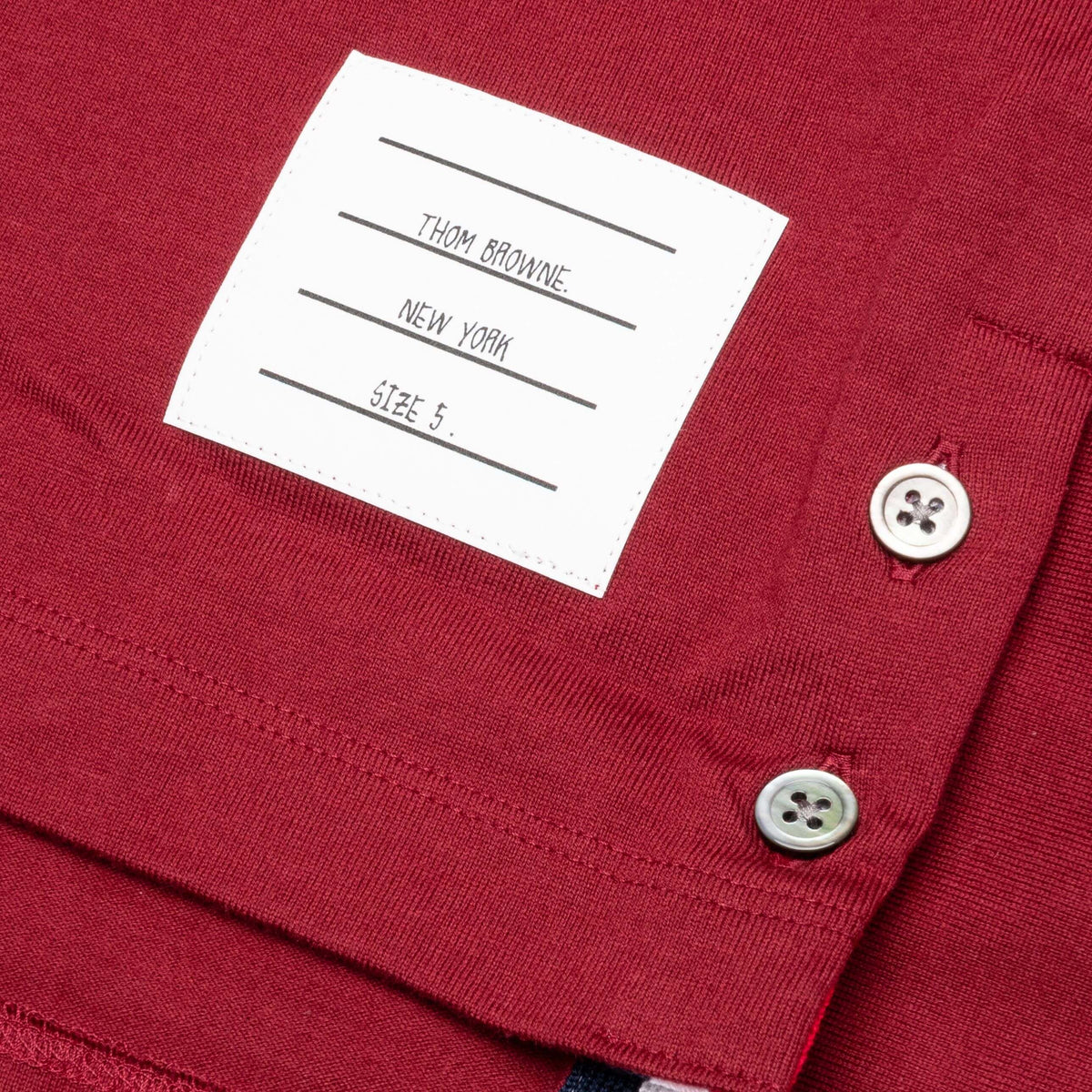 S/S Ringer Tee - Dark Red