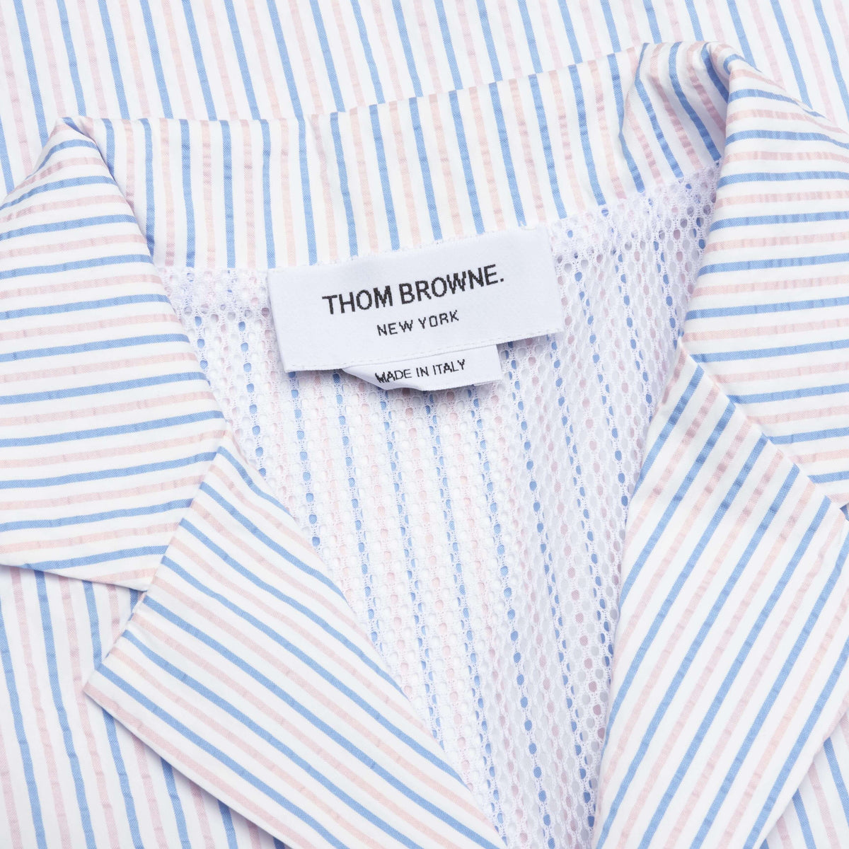 Seersucker Swim Shirt - Light Blue