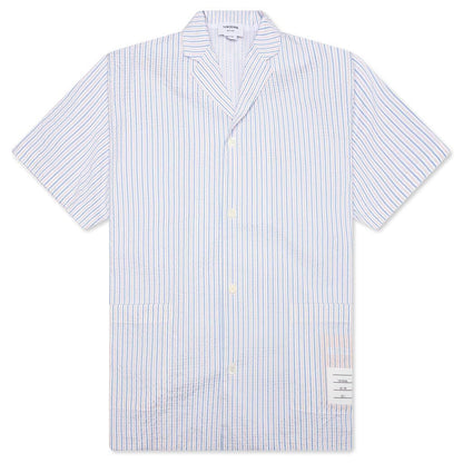 Seersucker Swim Shirt - Light Blue