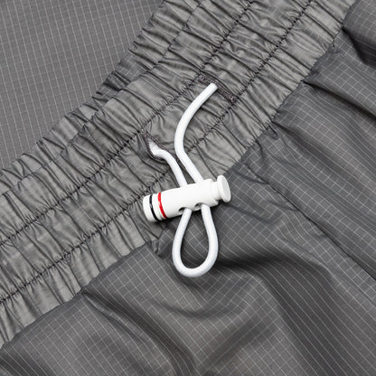Straight Leg Track Pants - Silver