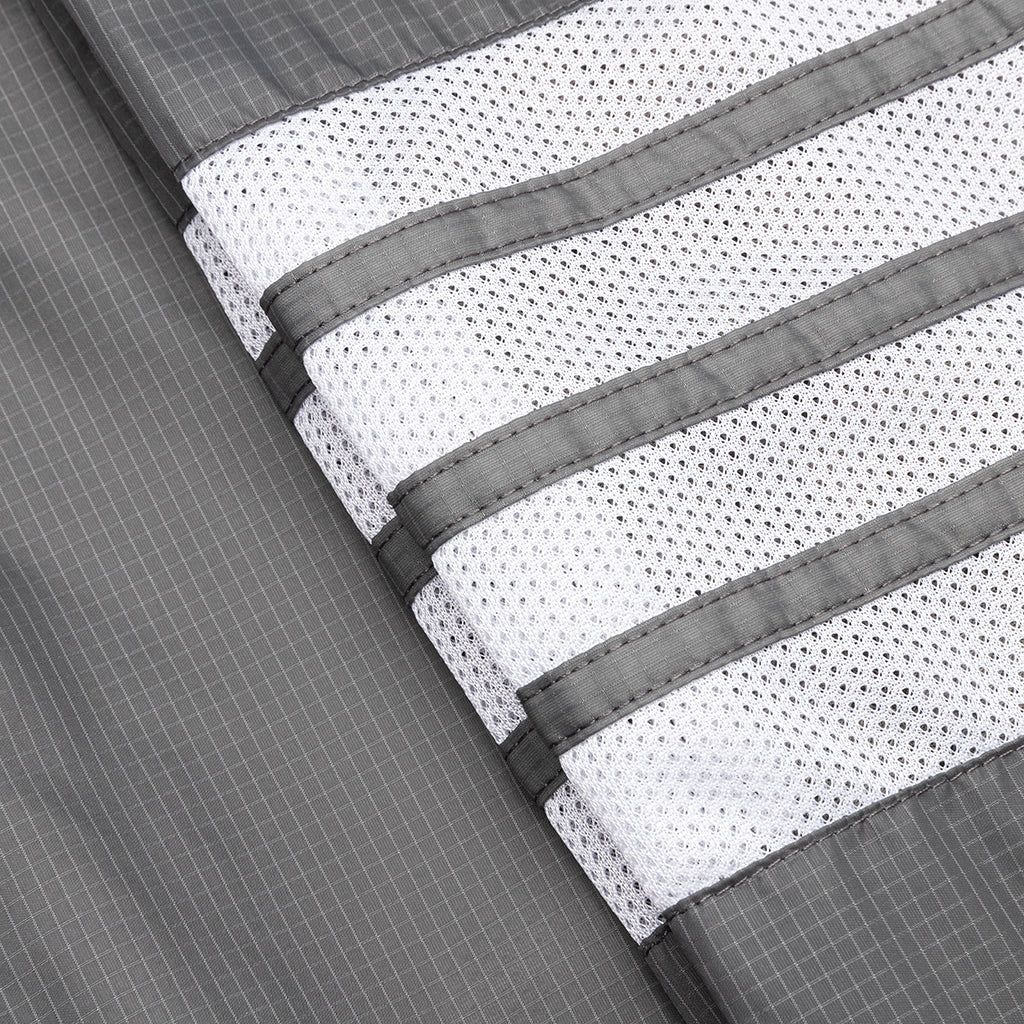 Straight Leg Track Pants - Silver