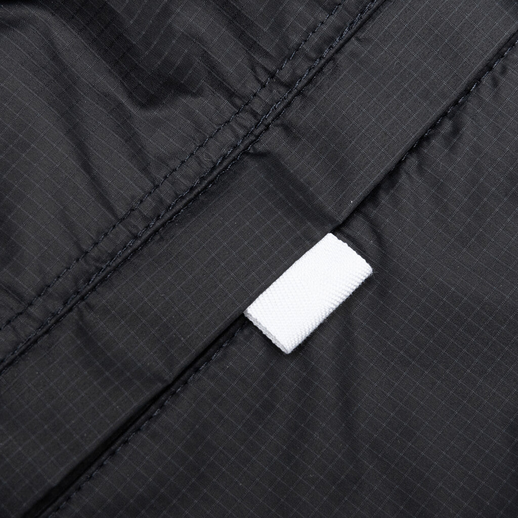 Track Shorts w/ Jersey Lining in Quilted Ripstop - Navy
