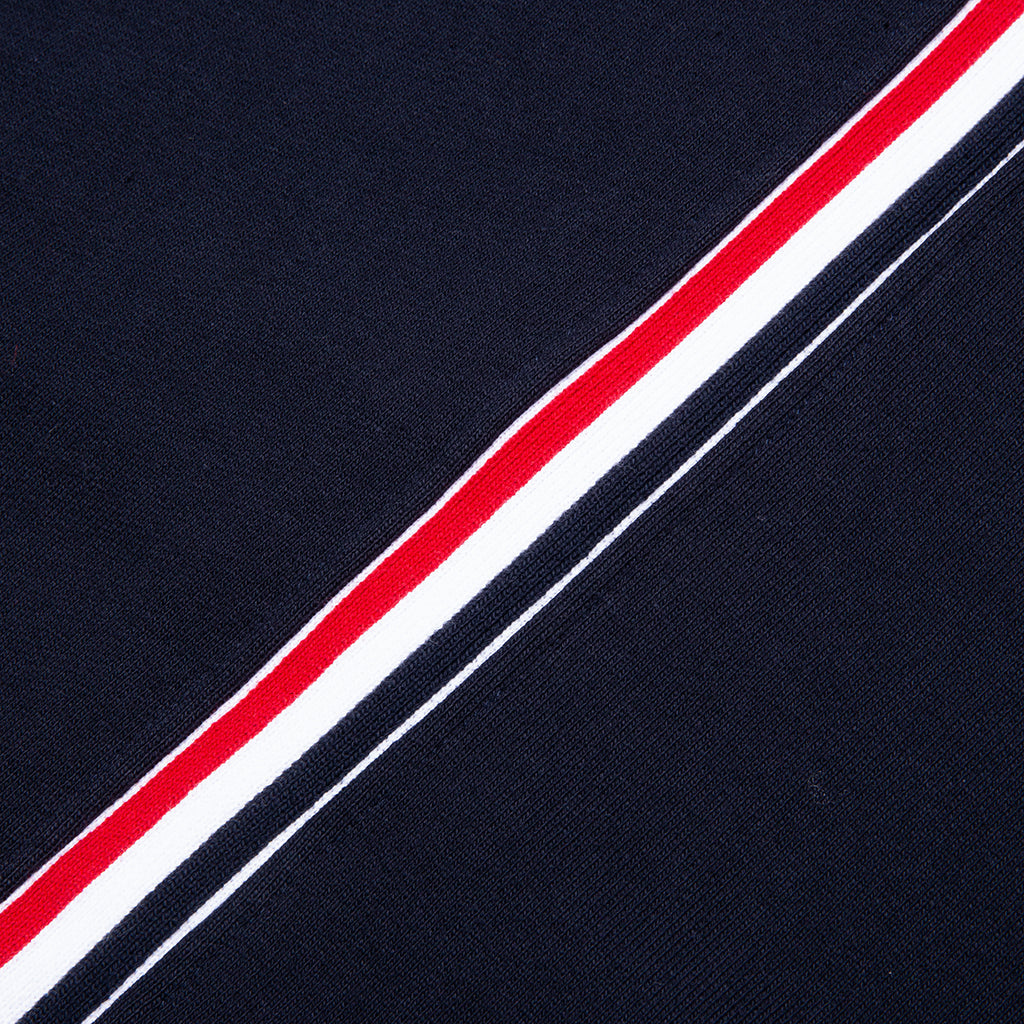 Zip-Up Pullover Hoodie - Navy