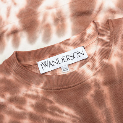 Tie-Dye Cat Sweatshirt - Brown