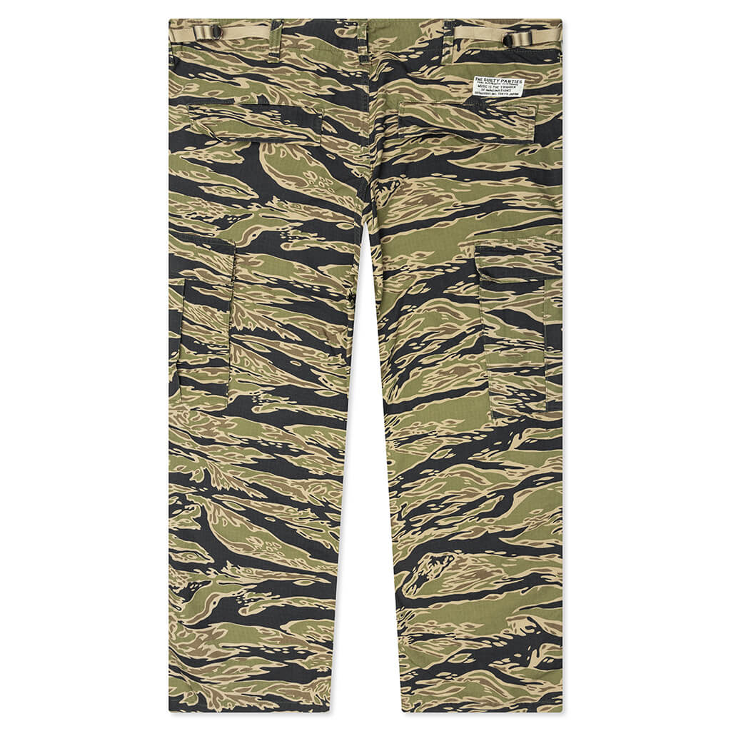 Tiger Camo 6 Pocket Trousers - Olive