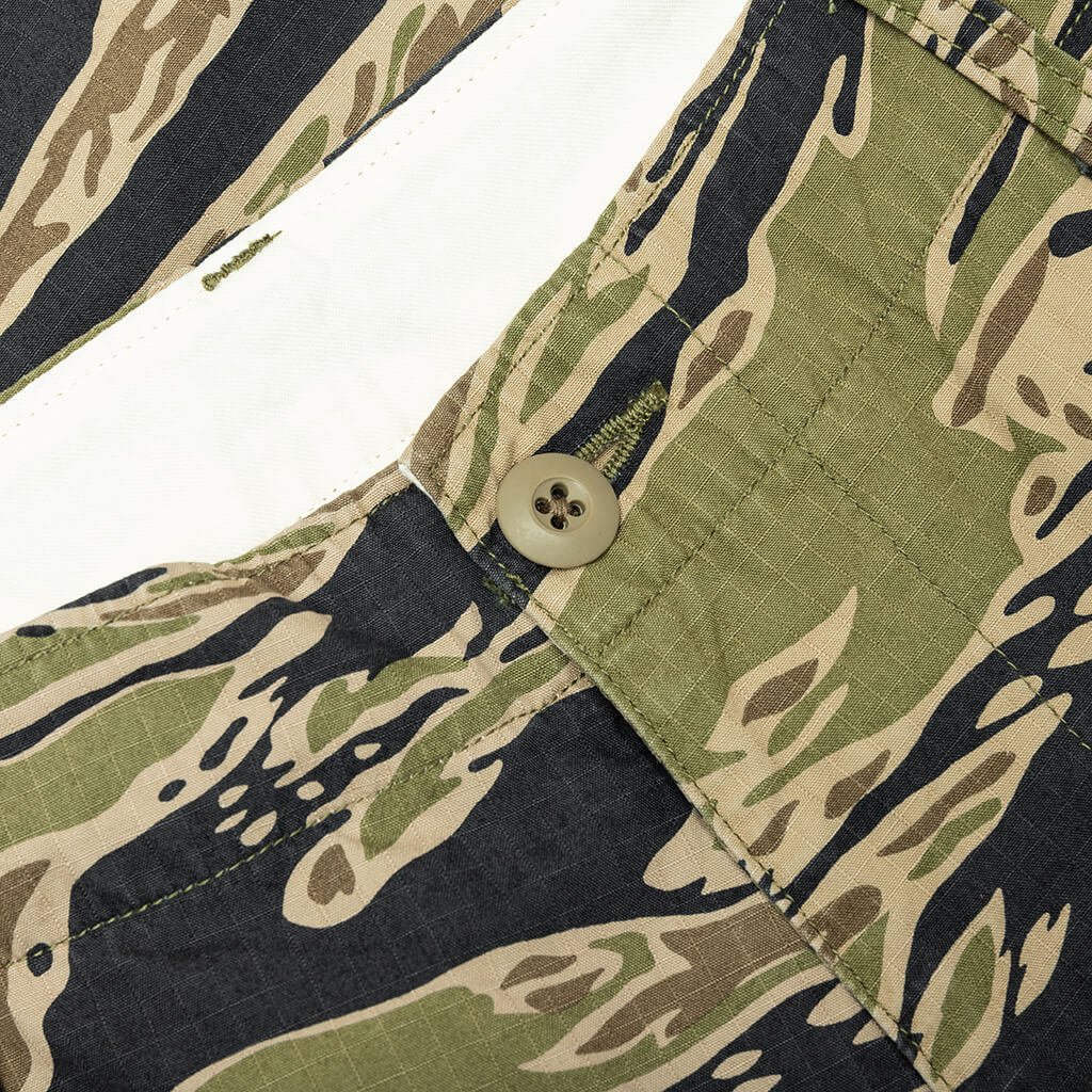 Tiger Camo 6 Pocket Trousers - Olive