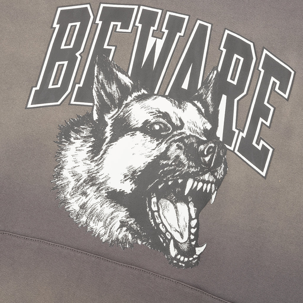 Tonal Beware Hoodie - Cement
