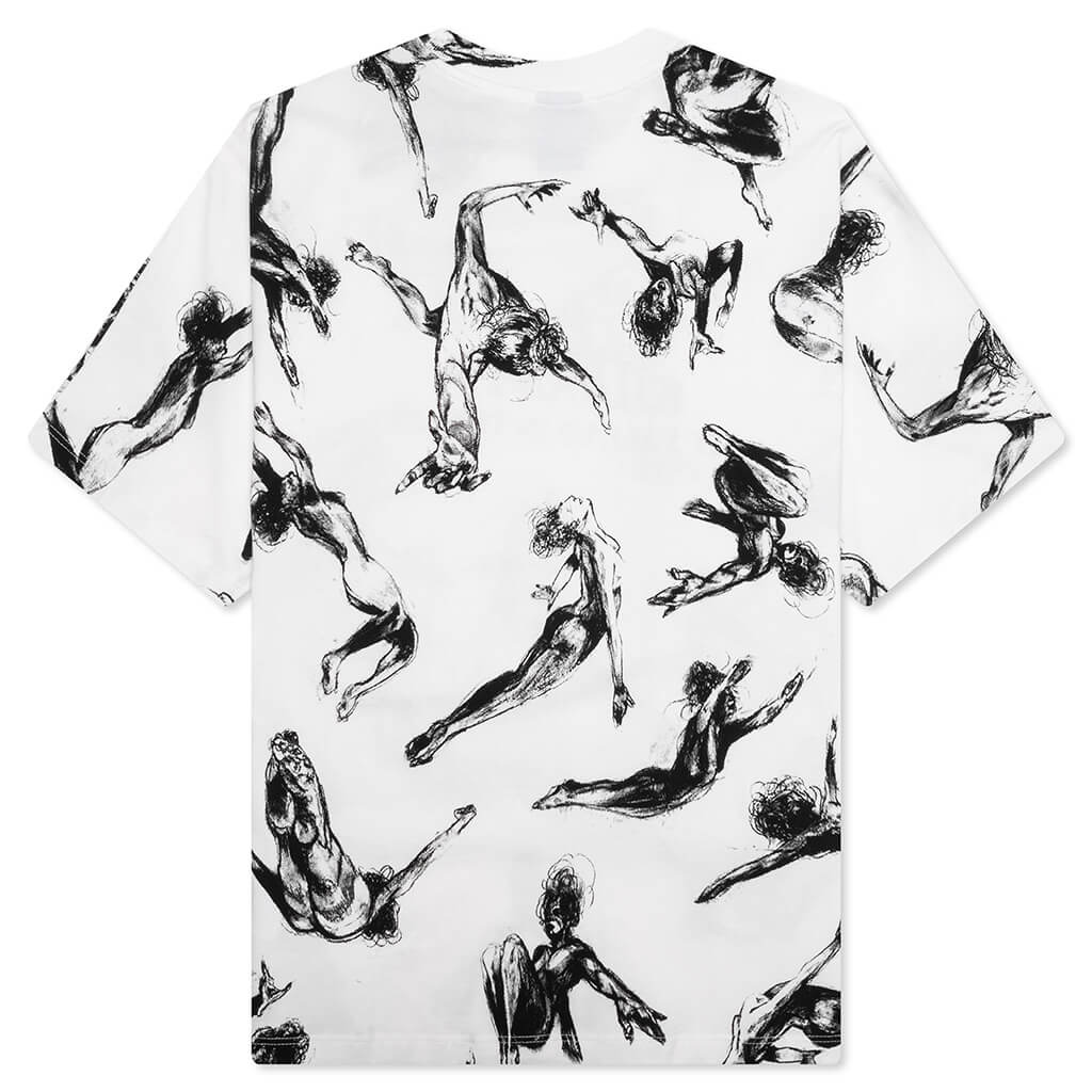 Trapeze Women All Over Print Shirt - White