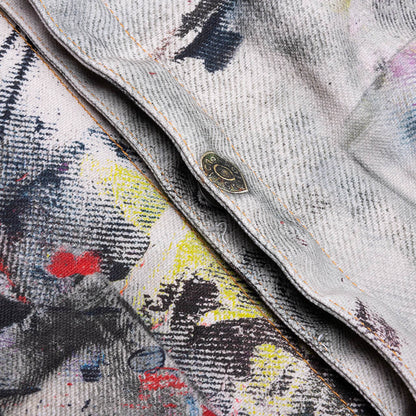 Trompe L'oeil Jacket - White/Multi