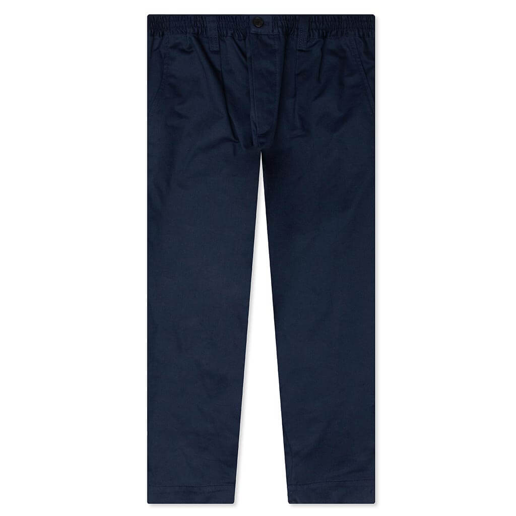 Cropped Drawstring Trousers - Ink