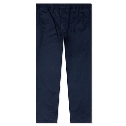 Cropped Drawstring Trousers - Ink