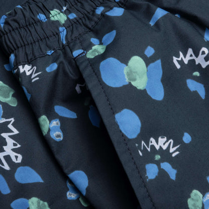 Blue Poplin Shorts - Ink