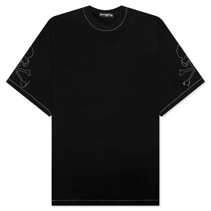 Oversized Ballchain Tee - Black/Silver