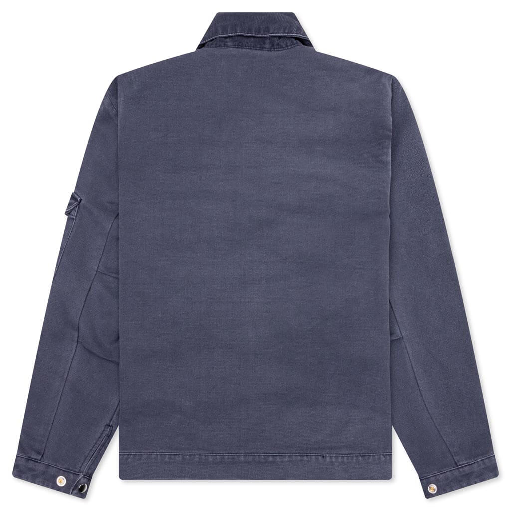 Twilled Bird Wheel Jacket - Washed Blue