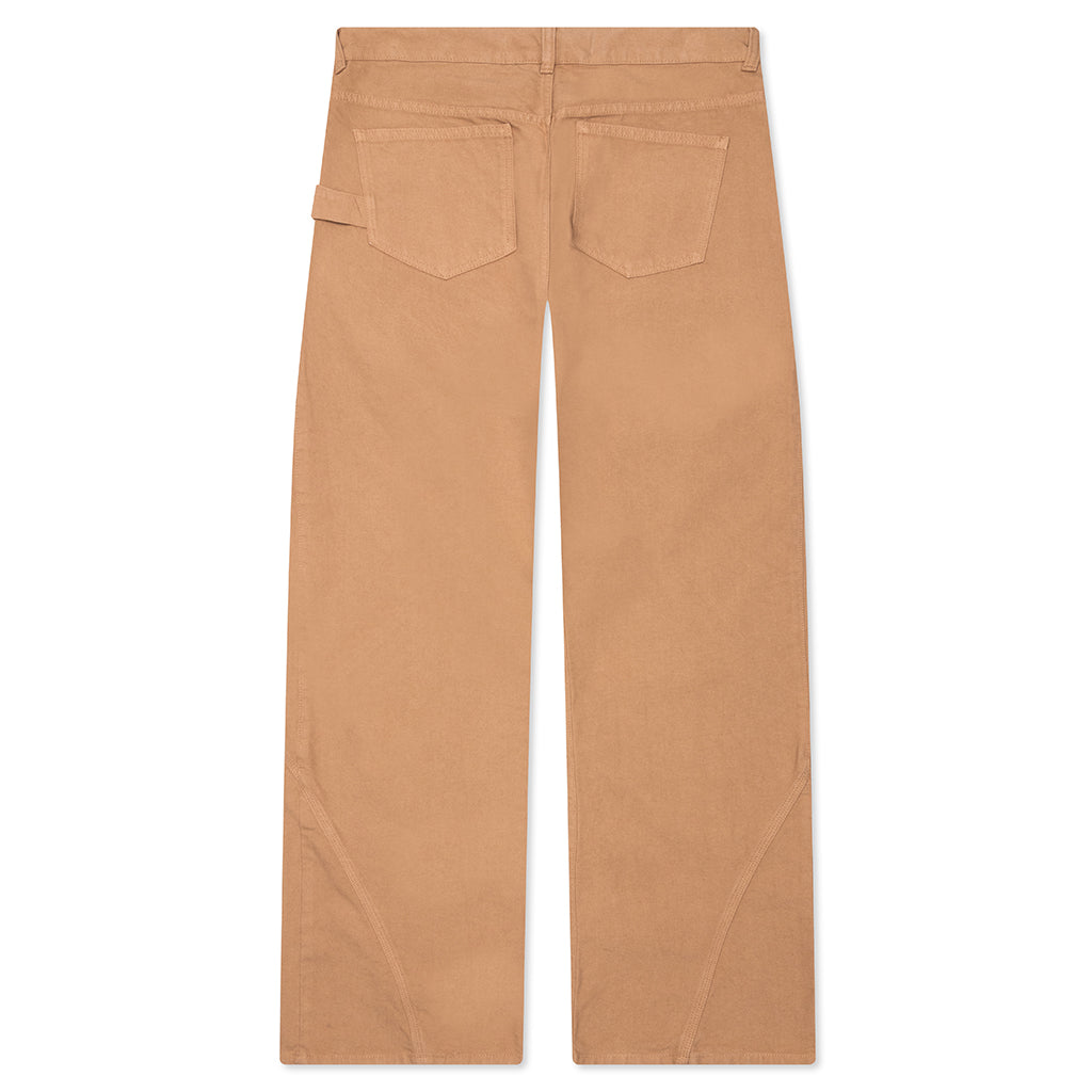 Twisted Workwear Trousers - Flax