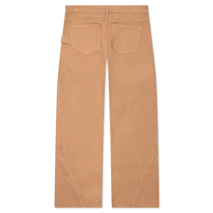 Twisted Workwear Trousers - Flax