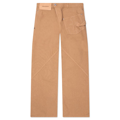Twisted Workwear Trousers - Flax