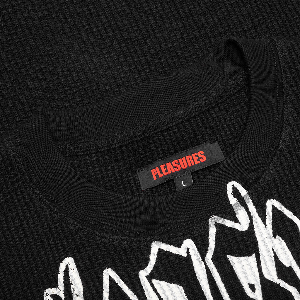 Twitch Waffle Shirt - Black