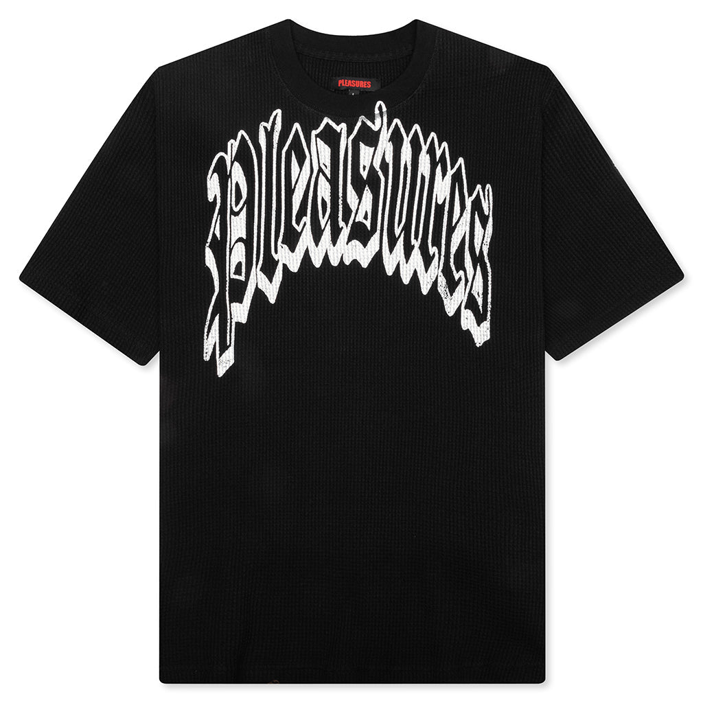 Twitch Waffle Shirt - Black