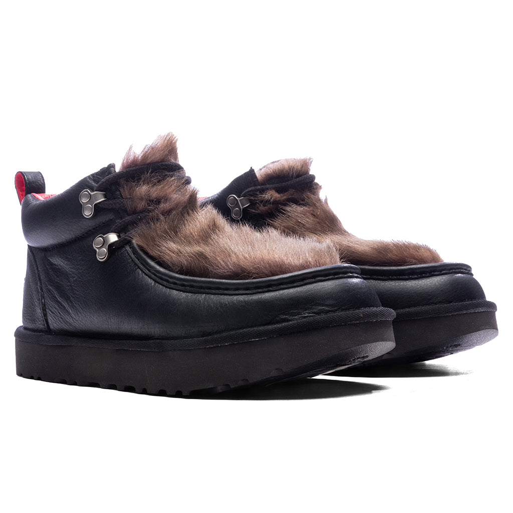 UGG x AMBUSH Fur Plug Boot - Black