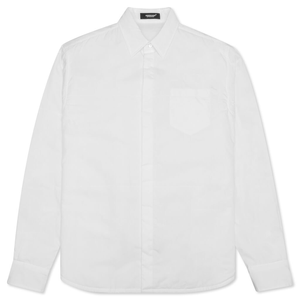 L/S Button Up Shirt - White