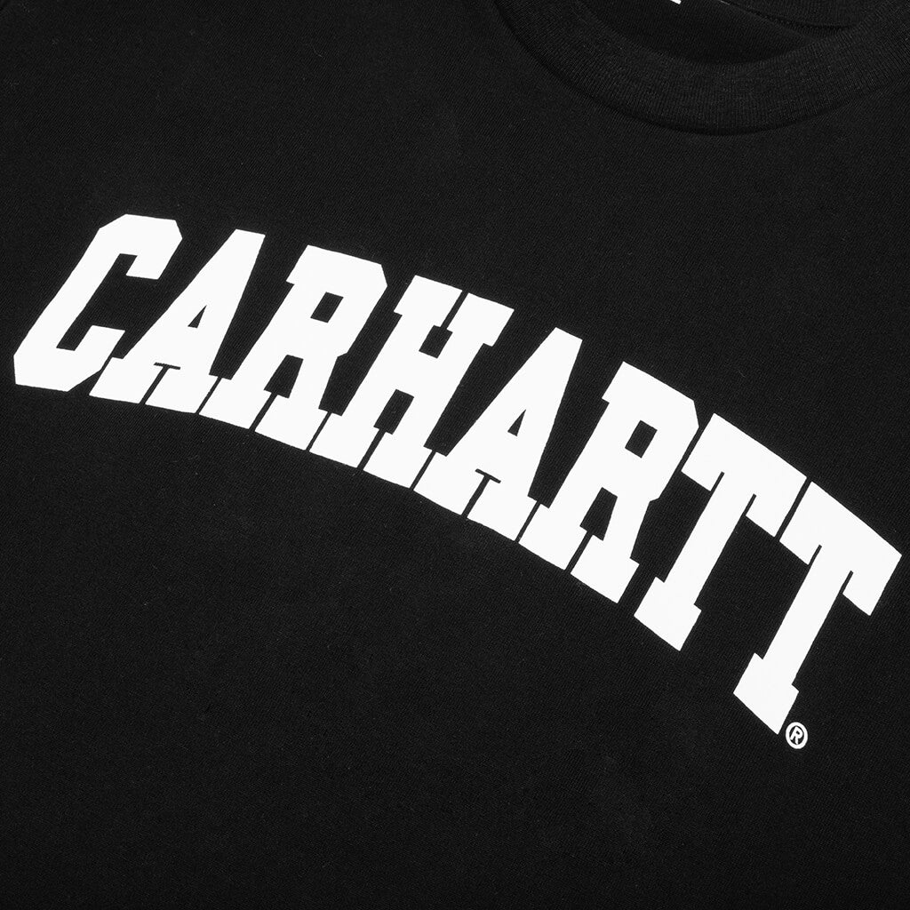 S/S University T-Shirt - Black/White