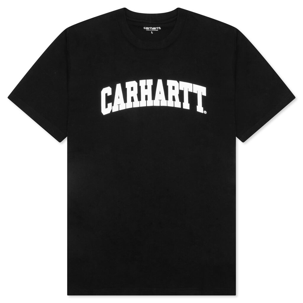 S/S University T-Shirt - Black/White