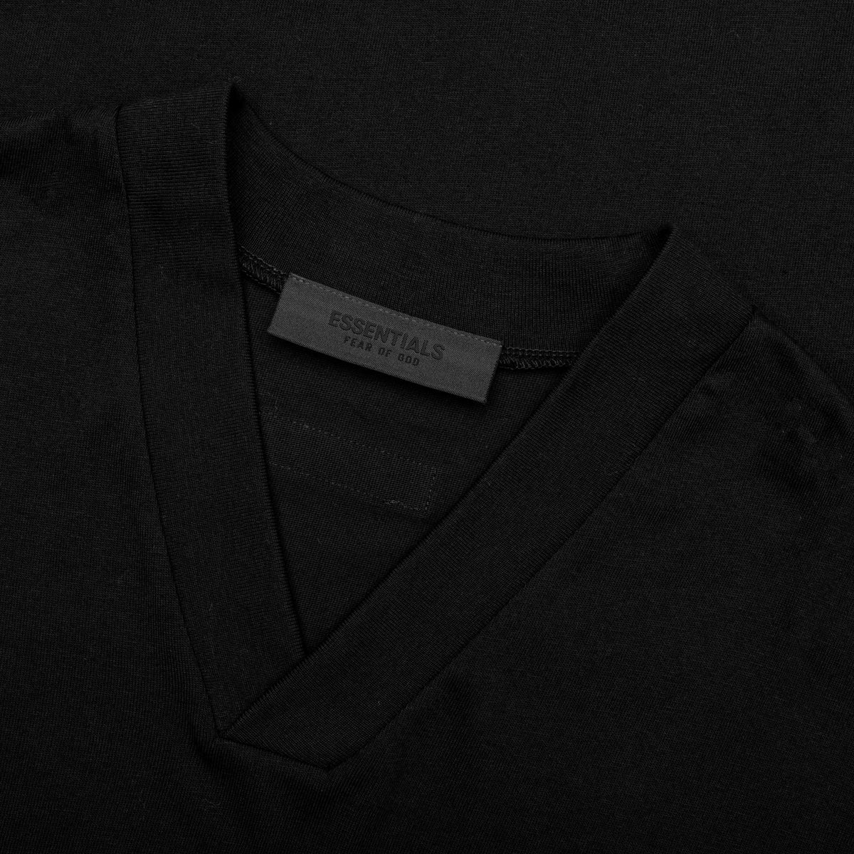 V-Neck T-Shirt - Jet Black