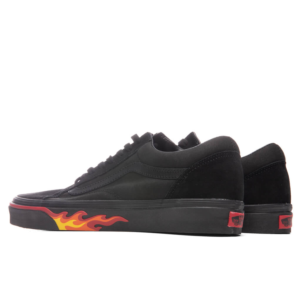 Old Skool "Flame Wall" - Black