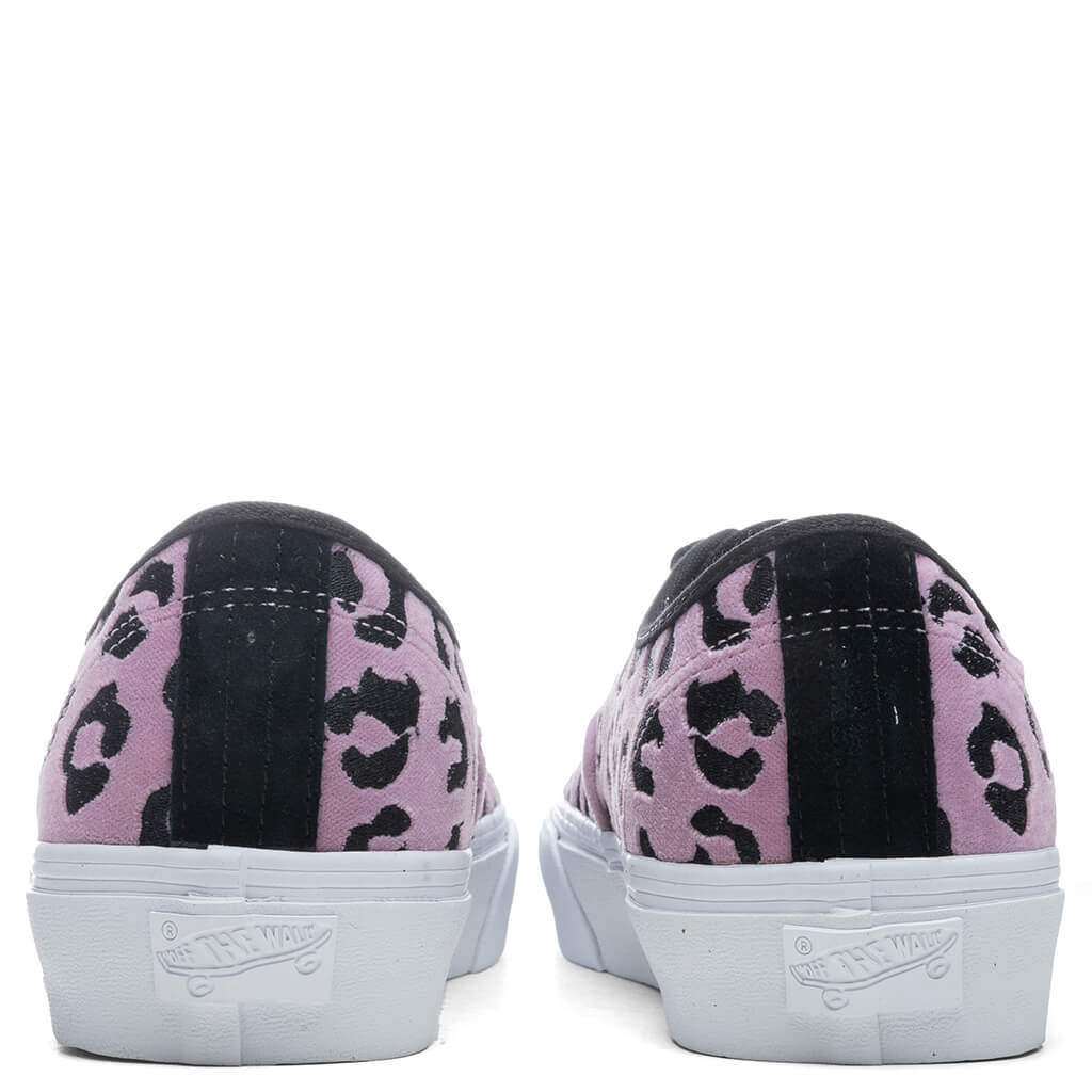 Authentic VLT LX "Velvet Animal" - Mauve Lepard/Black
