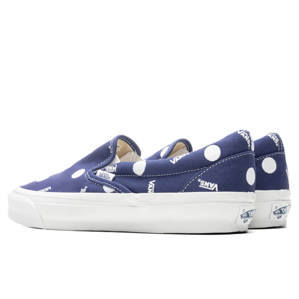 OG Classic Slip LX - Polka Dot Blueprint