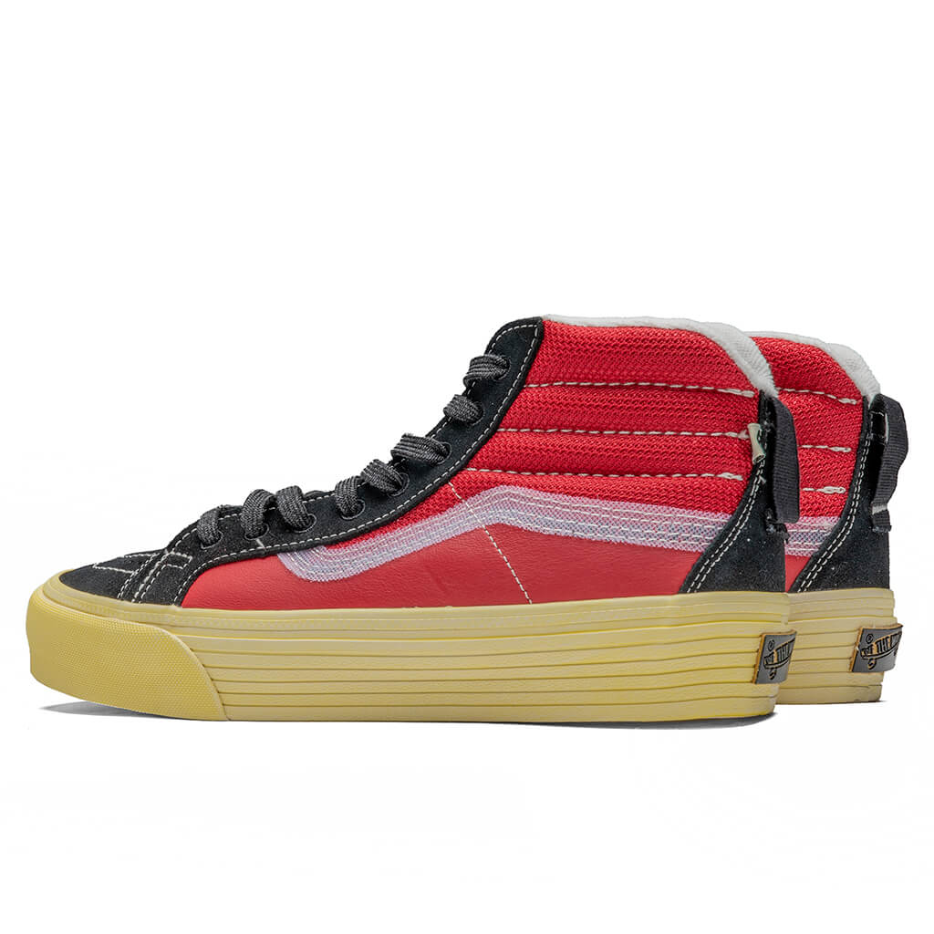 SK8-Hi Notchback Split VR3 LX Vintage - Black/Red