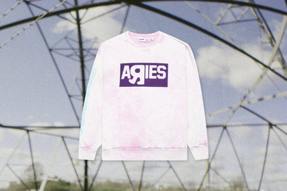 Vans Vault x Aries Women's Crew Sweatshirt - Pink