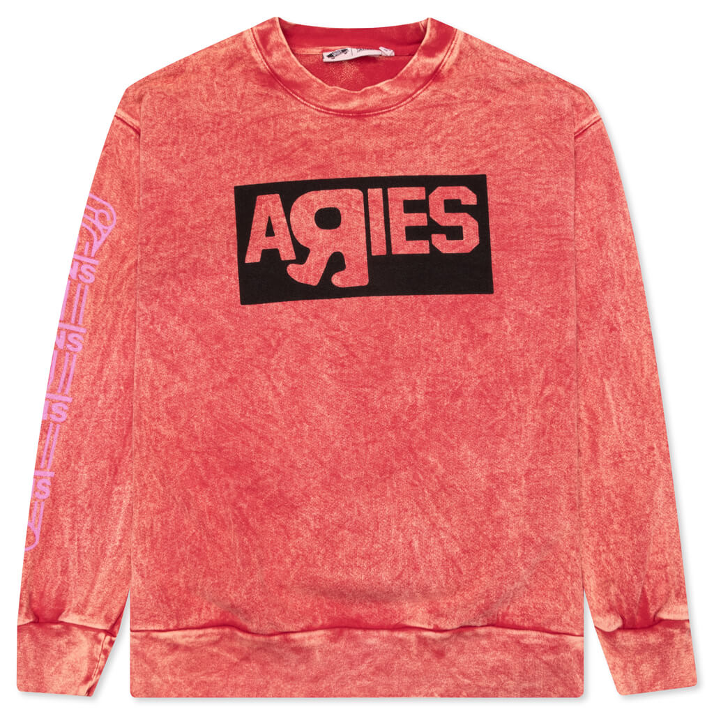Vans Vault x Aries Women's Crew Sweatshirt - Red
