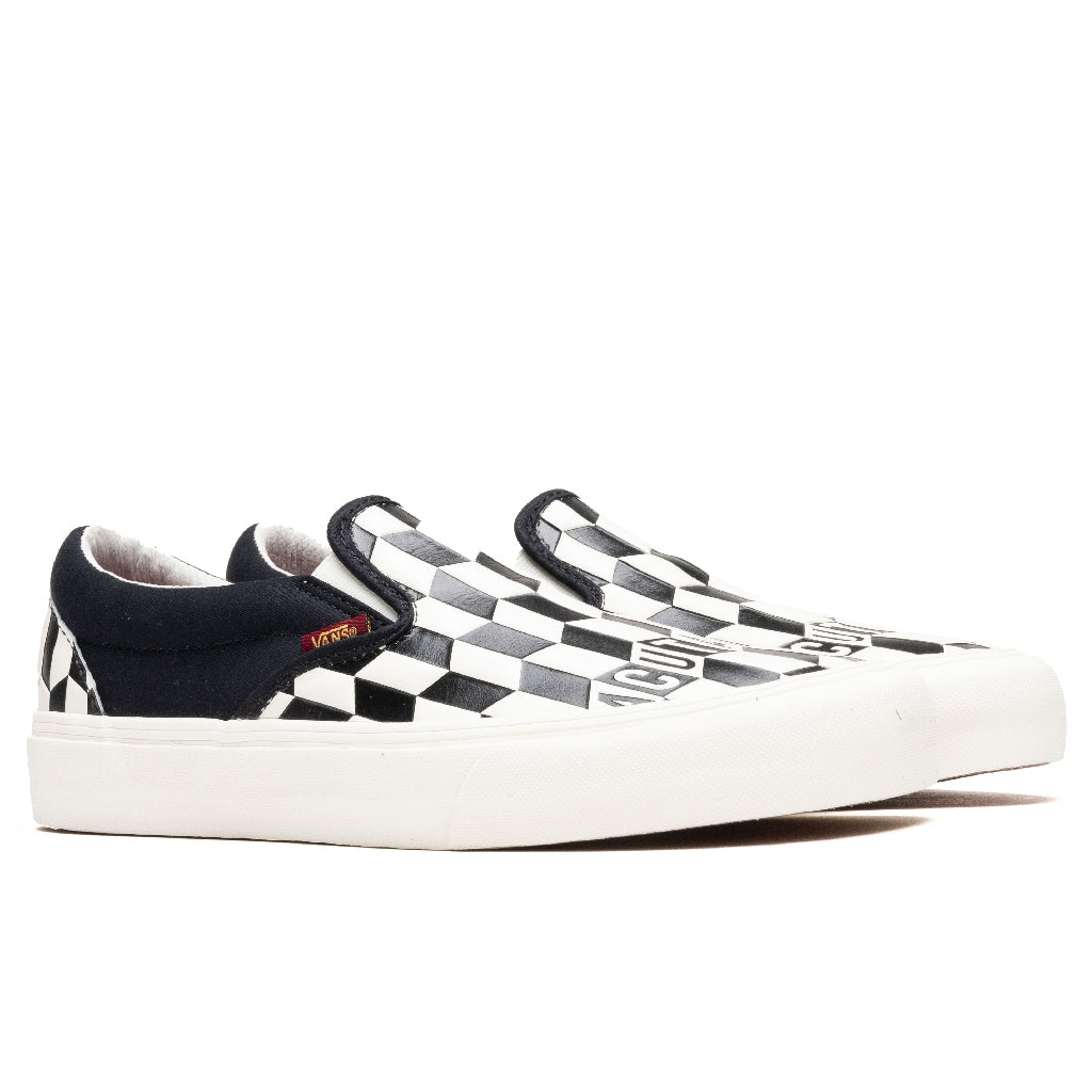 Vans Vault x Baracuta Classic Slip-VLT LX - Black Checkerboard