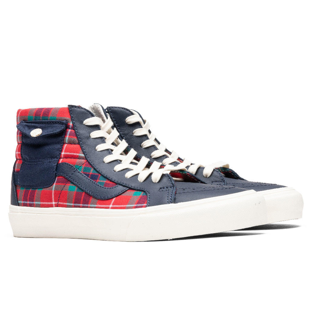 Vans Vault x Baracuta SK8-Hi Pocket VLT LX - Dress Blues/Tartan Plaid