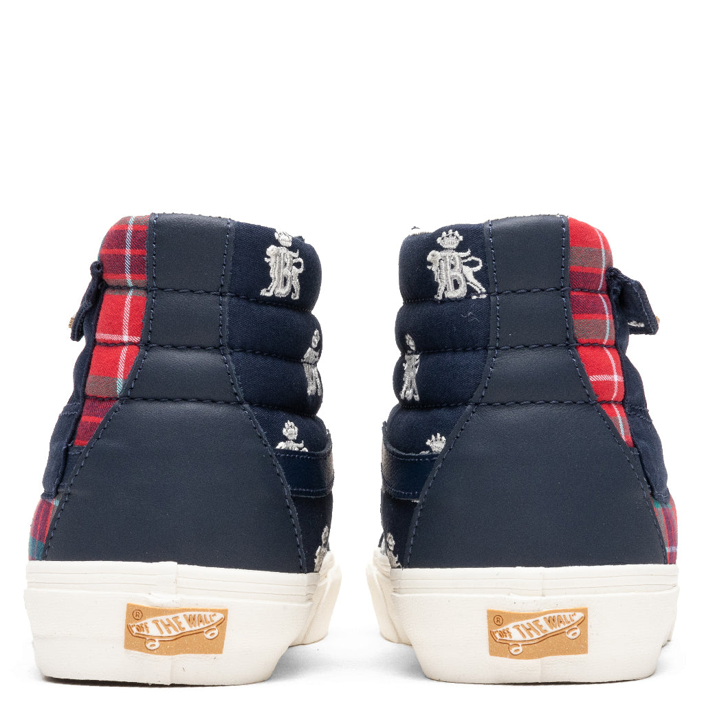 Vans Vault x Baracuta SK8-Hi Pocket VLT LX - Dress Blues/Tartan Plaid