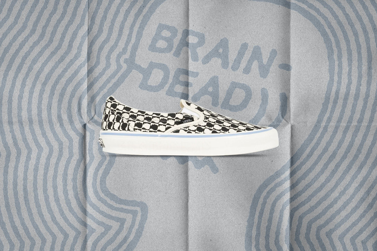Vans Vault x OG Classic Slip-LX - Braindead Black/White